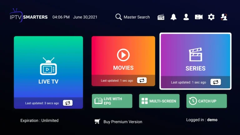IPTV Dashboard