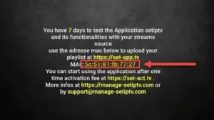 MAC Address example